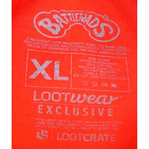 Battletoads Turbo Toads Lootwear Exclusive Red Graphic Tee XL - Picture 3 of 5